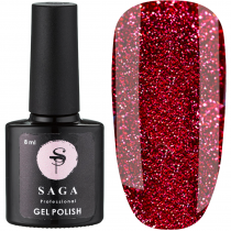 Гель-лак SAGA для ногтей Fiery №03, Красный, 9мл