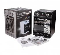 Сухожаровый шкаф SM-220 с двумя полками ЧЕРНЫЙ, 600Вт